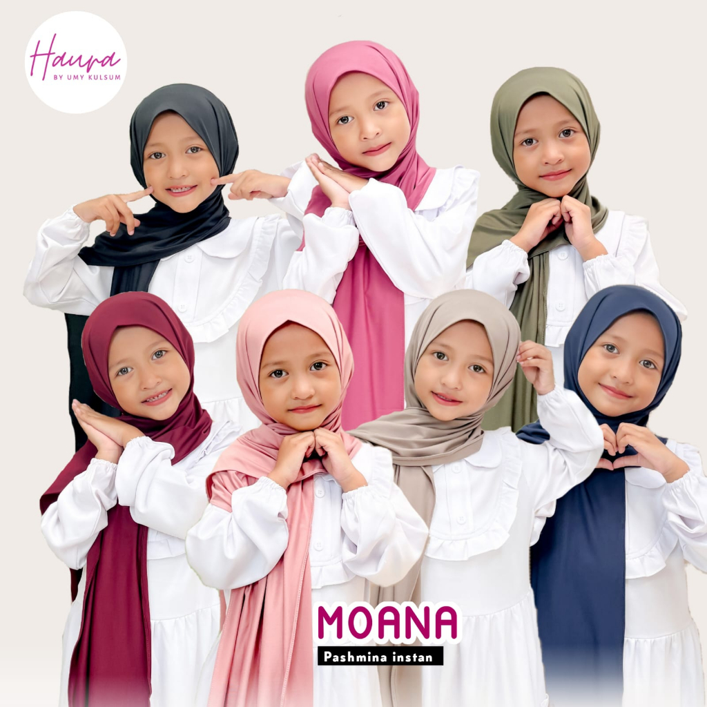 Phasmina Anak Hijab Phastan usia 3-8 tahun