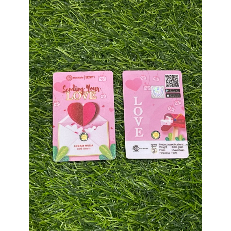 Minigold souvenir love gift series new emas mini minigram babygold