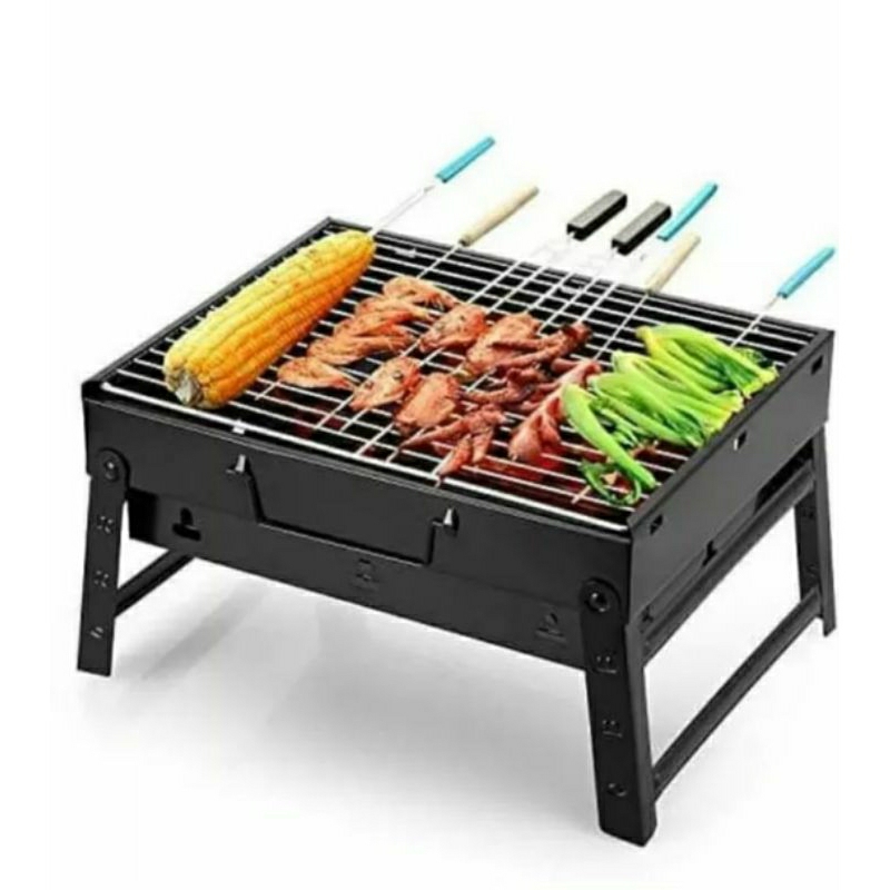 Panggangan Portable Multi Square Grill Panggangan Sate Kotak