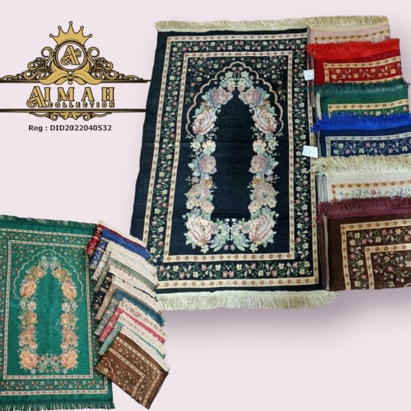 BISA COD sajadah murah lotus rumbai kepang antik dan terlaris uk 70x110