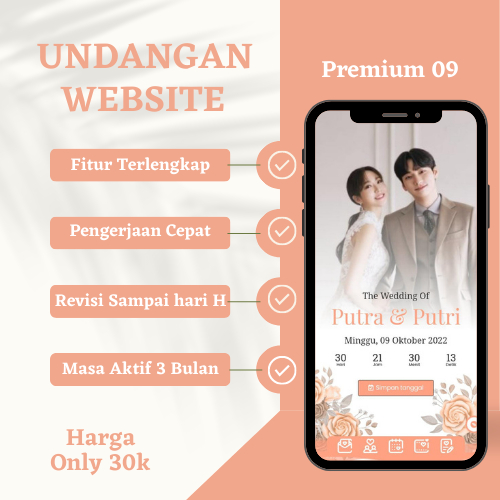 

Undangan Digital Website Undangan Pernikahan Online Undangan Web Murah Premium 09