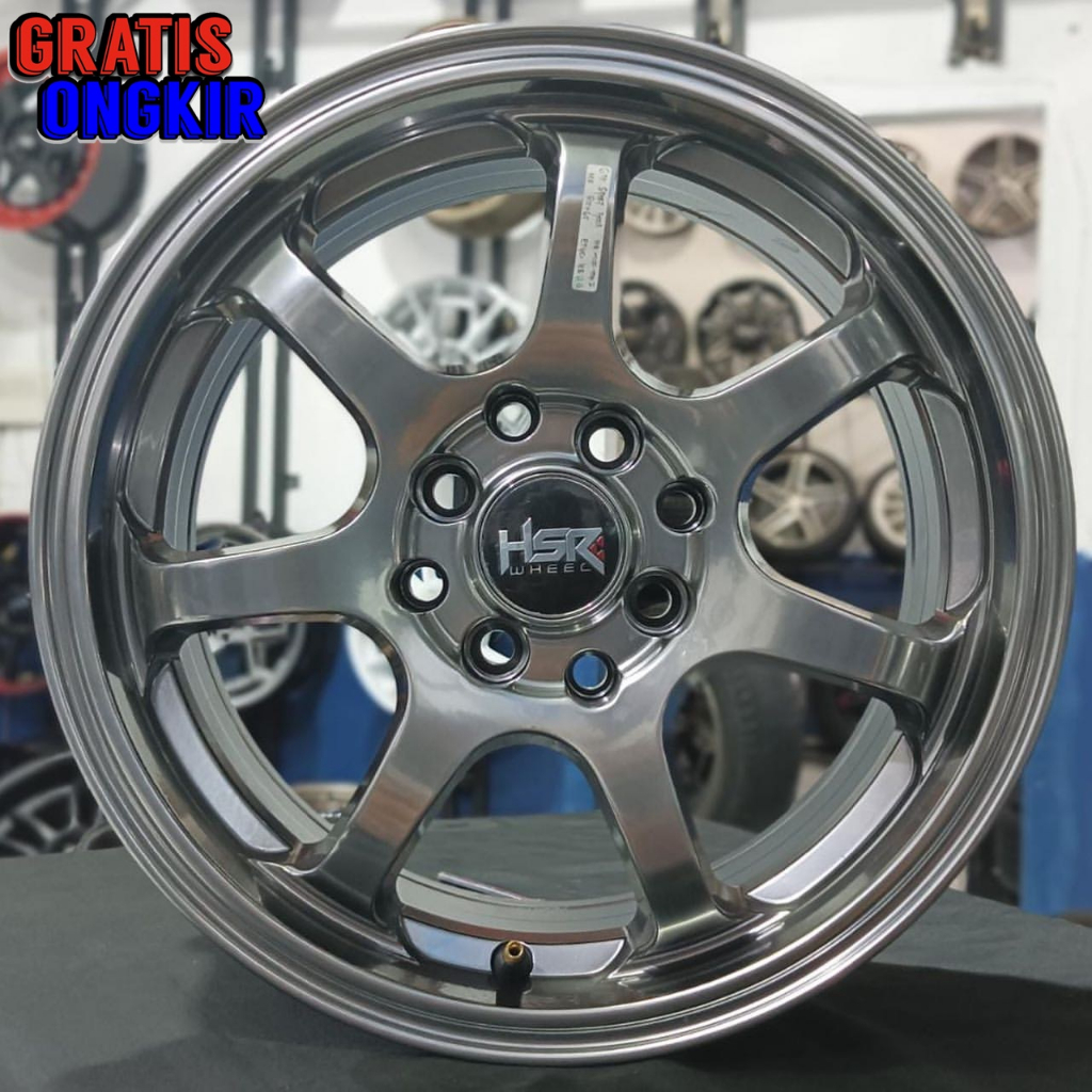 Velg Racing Murah Ring 15 HSR GTR SPORT Velg R15 Buat Mobil Great Corolla Vios City