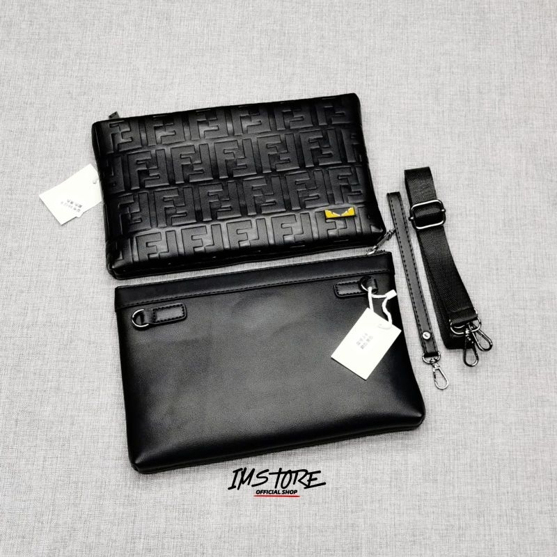 Handbag Fendoy N Tumay Leather Black