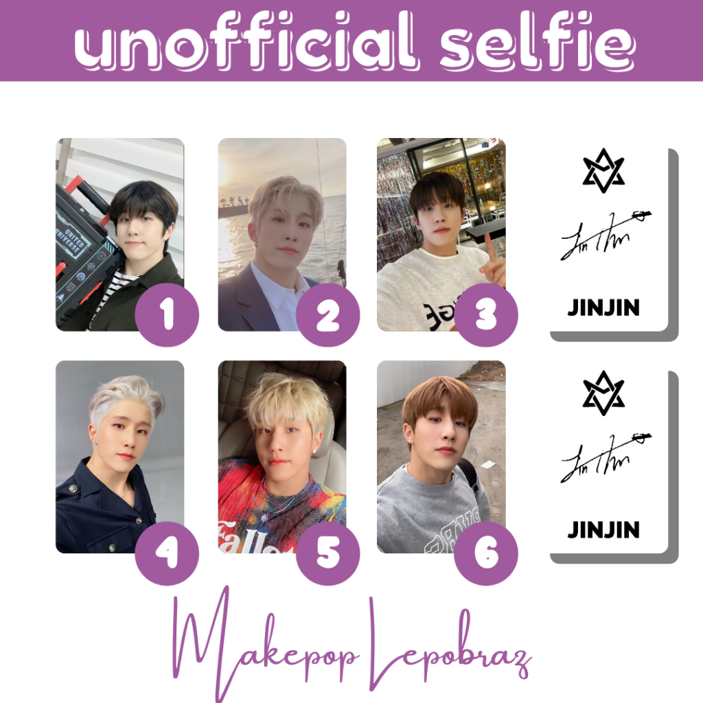 [MIN. 3 PC] ASTRO UNOFFICIAL SELFIE - BOYFRIENDABLE PC EUNWOO SANHA JINJIN ROCKY MOONBIN MJ