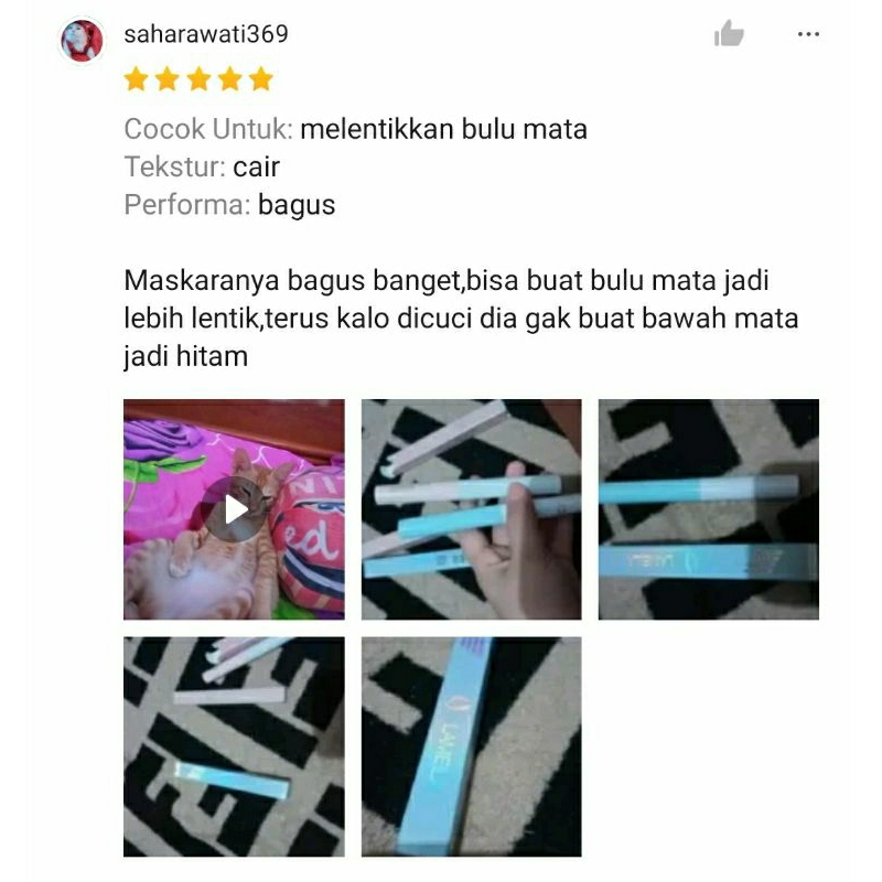 MASKARA LAMEILA BIRU TOSCA | PELENTIK BULU MATA &amp; PENEBAL ALIS