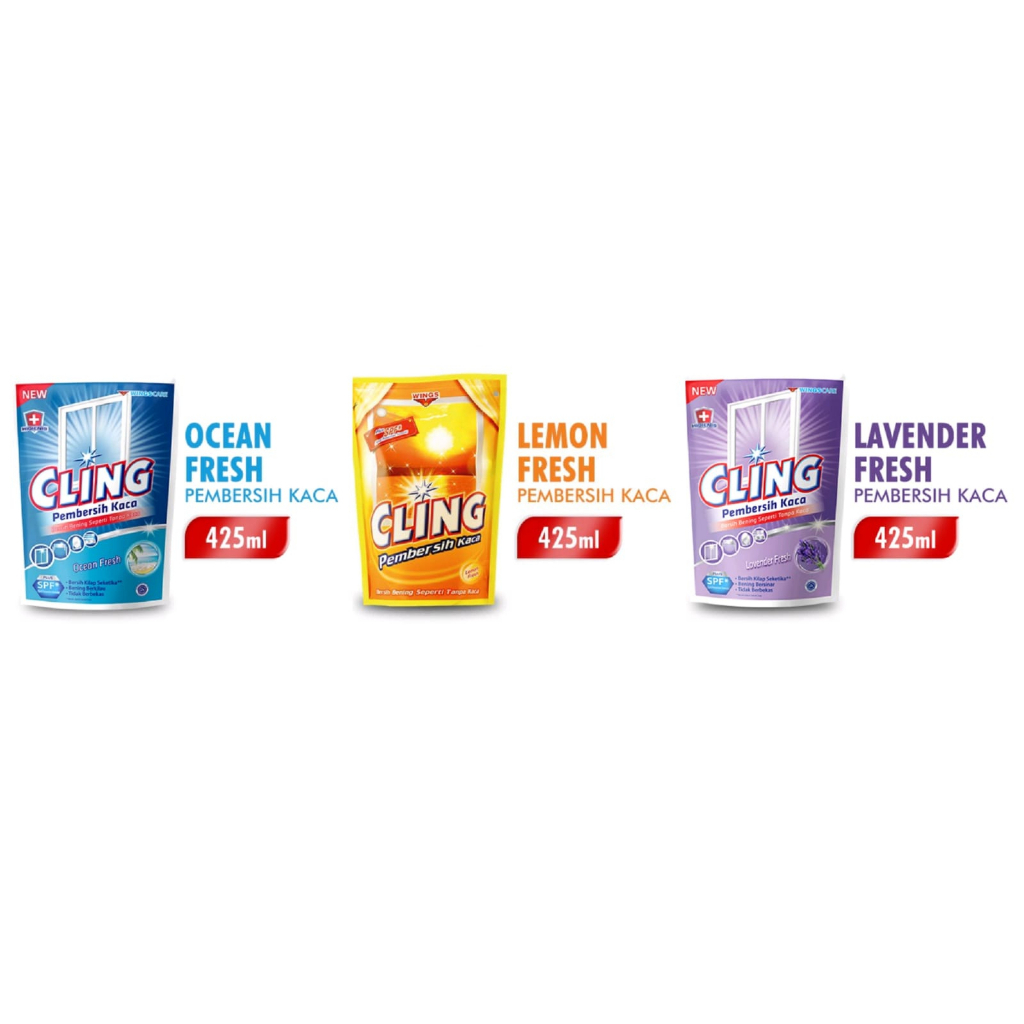 CLING PEMBERSIH KACA 425 ML