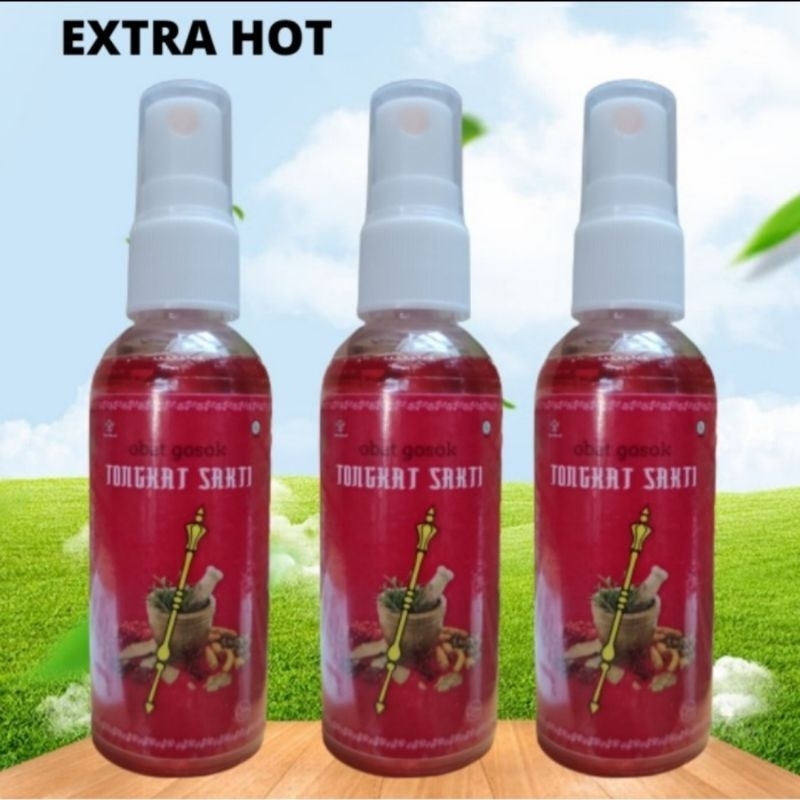 Obat Gosok Kera Sakti Hot Botol Merah