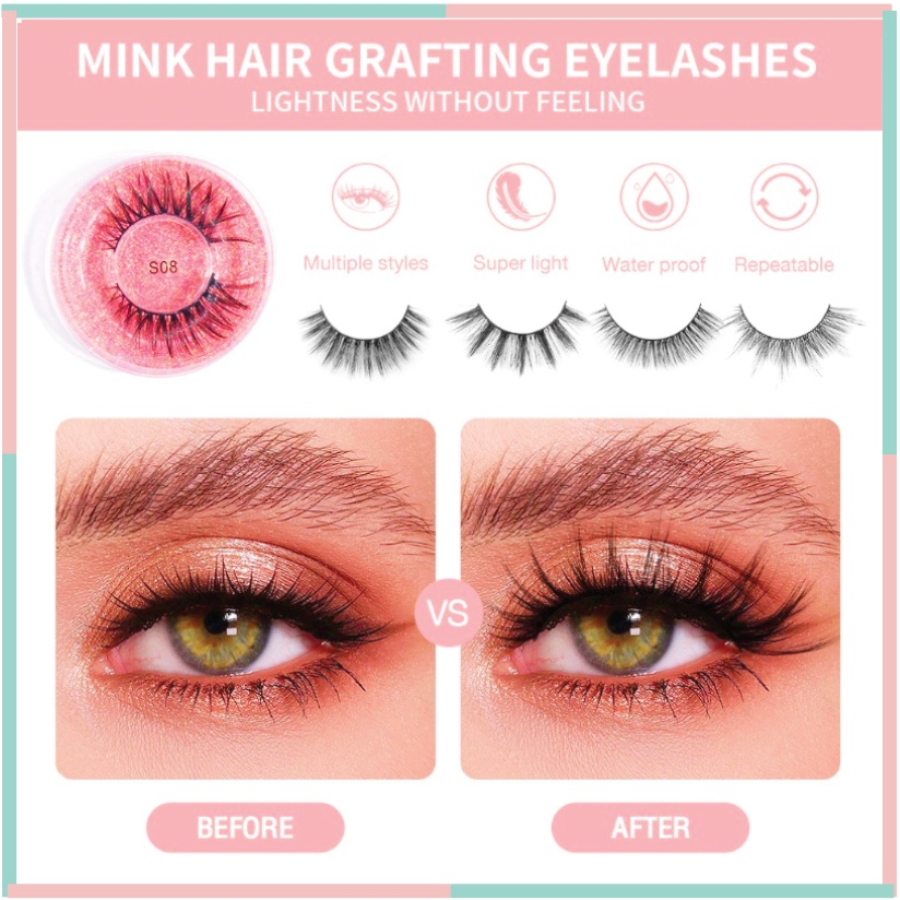 BULU MATA PALSU 5D MAGEFY EKSTENSI EYELASH ALAMI EYELASH EXTENSION MAANGE