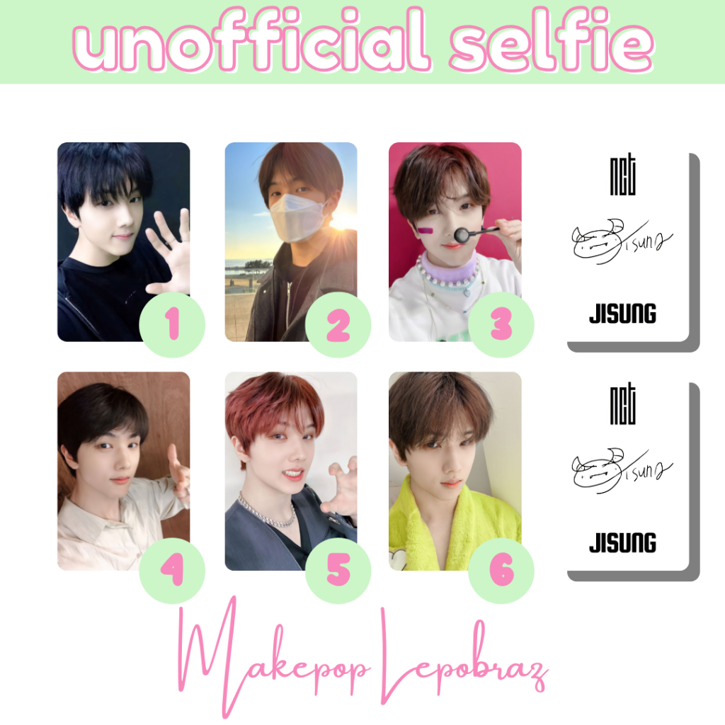 [PART 3A] [MIN. 3 PC]  NCT WAYV UNOFFICIAL SELFIE - BOYFRIENDABLE DOYOUNG JENO XIAOJUN CHENLE JISUNG YANGYANG