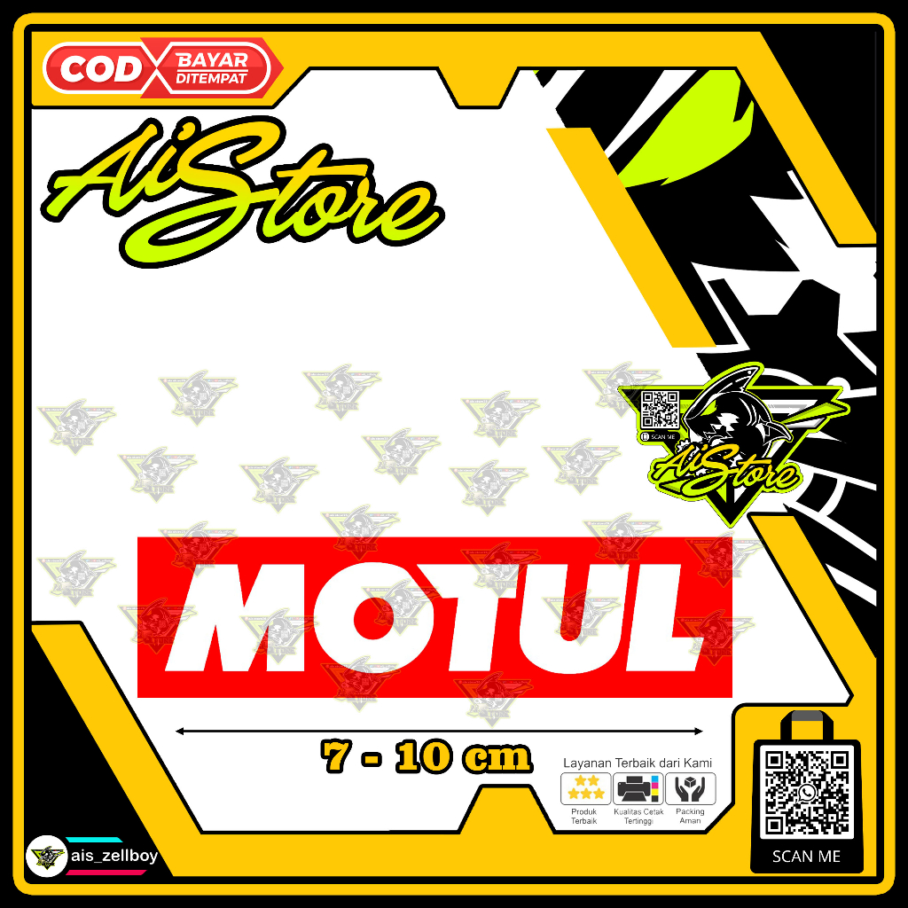 Stiker Motul