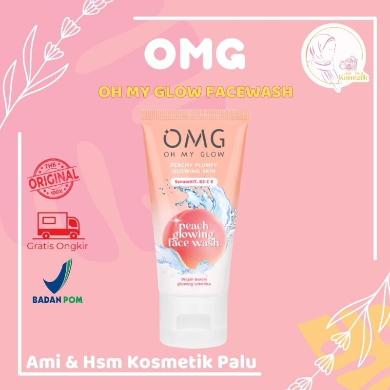 [HSM_KOSMETIK_PALU] OMG (OH MY GLOW) PEACHY PLUMPY GLOWING SKIN SERUMVIT. B3+C+E PEACH GLOWING FACE 
