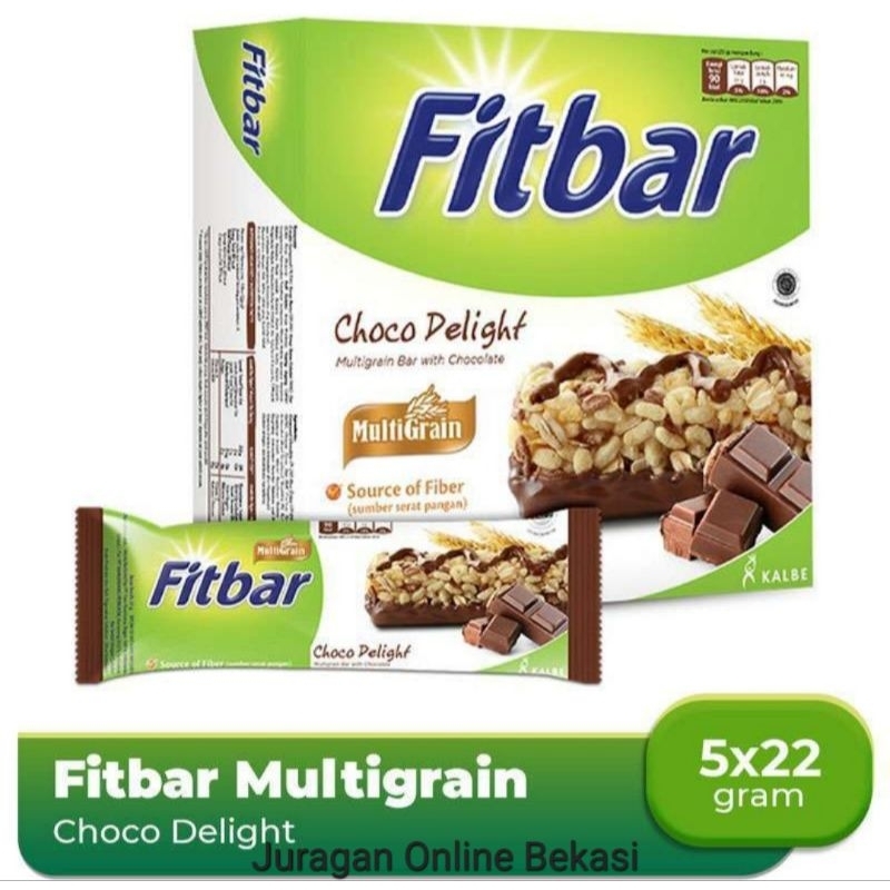 

RK 60 FITBAR DELICIOUS MULTIGRAIN BAR [5x22gr] " PALING MURAH DI BEKASI