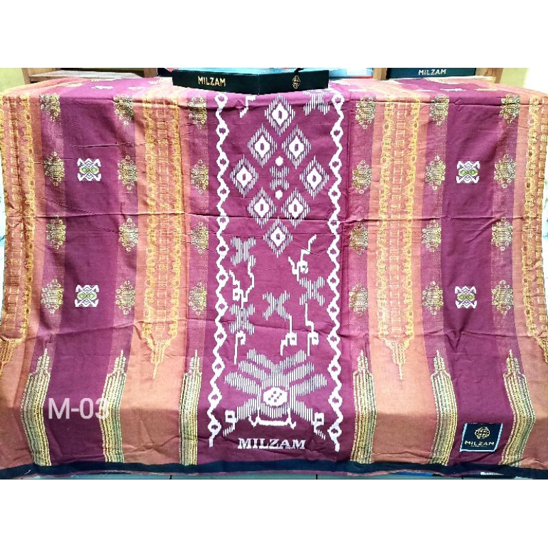 SARUNG MILZAM JACQUARD (Full songket) Motif Terbaru