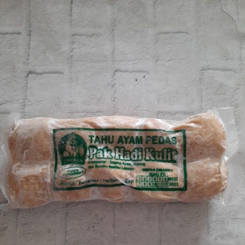 

Tahu ayam pedas hadi kulit isi 10
