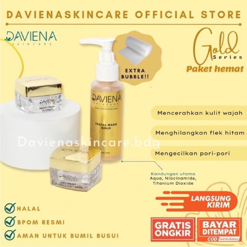 PAKET HEMAT GOLD DAVIENASKINCARE