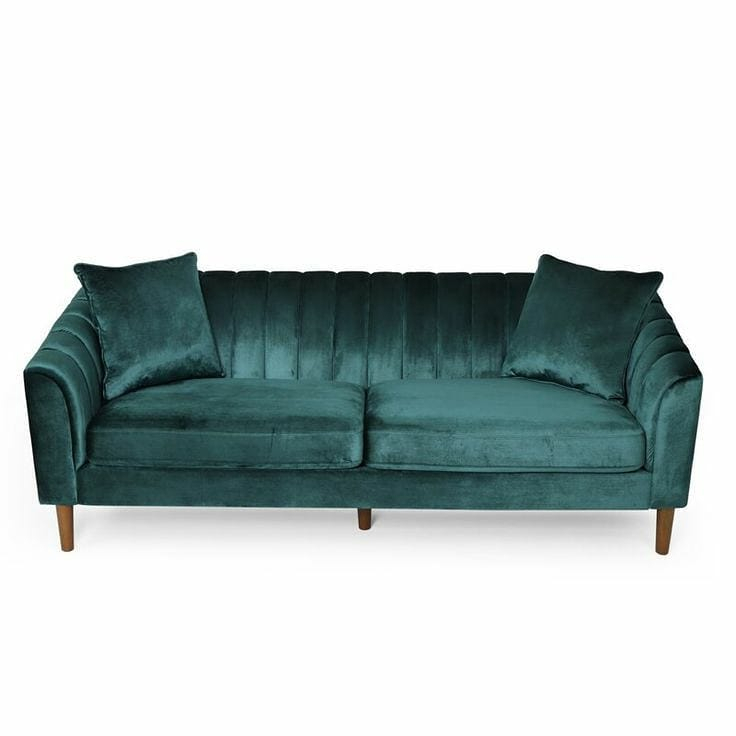 Sofa 2 Seater Desain Model Salur Furniture Mewah Dan Elegan | Kursi Pengantin Kayu Jati