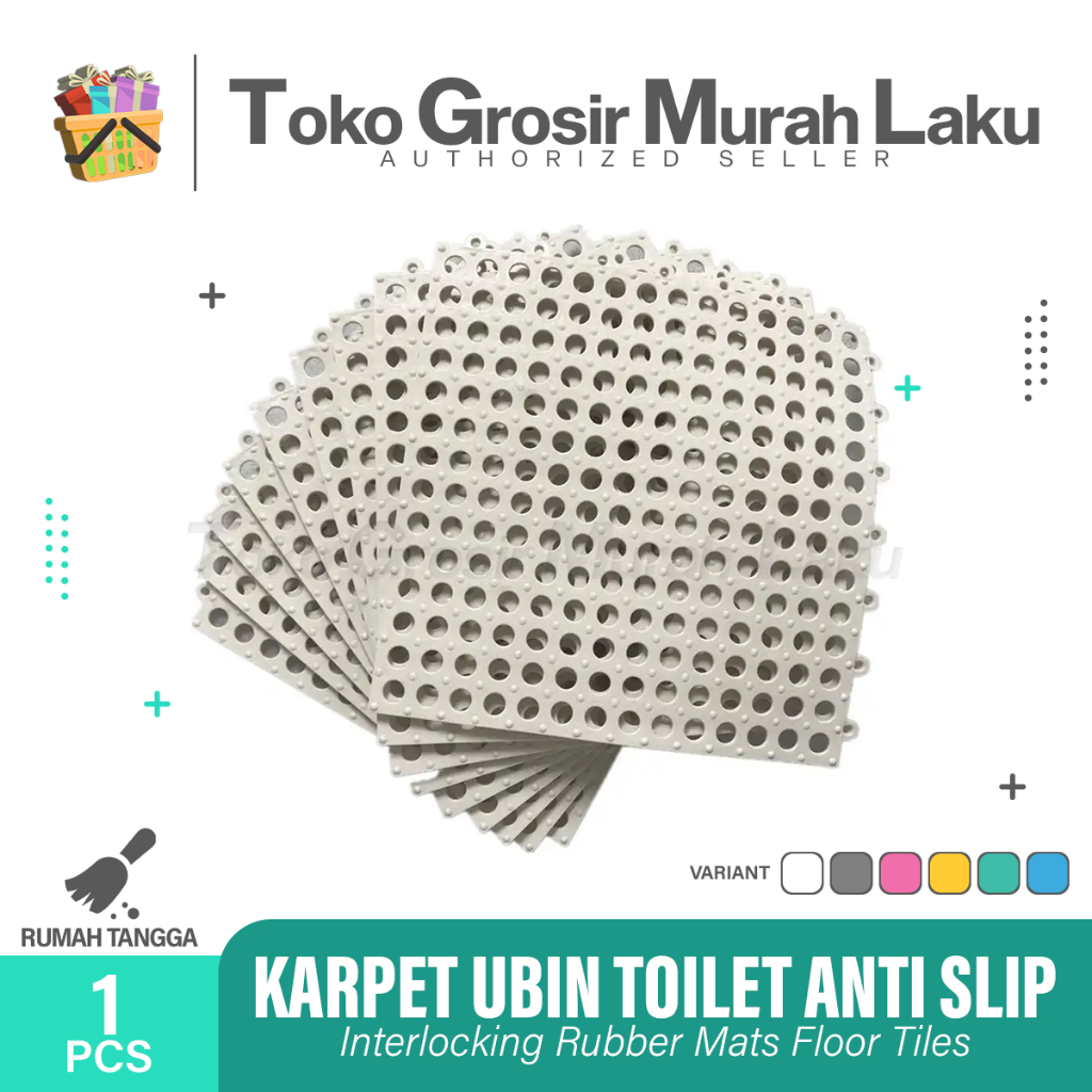 KARPET KARET KAMAR MANDI ANTI SLIP KESET LANTAI TOILET  ANTI LICIN