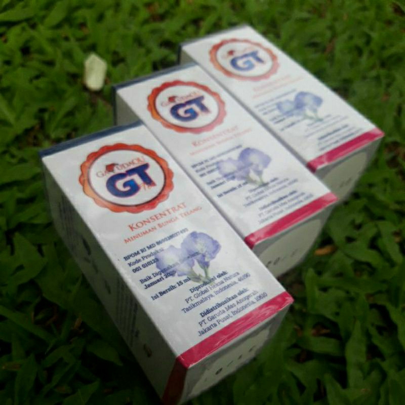 Konsentrat Bunga Telang GT GARUDAQU TEA Original Aman BPOM