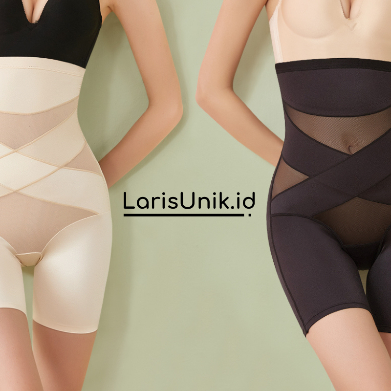 Celana Korset Wanita Jumbo Pelangsing Pengecil Perut Buncit Paha Dan Bokong Pantat Peramping Pinggang Korslet Corset Celana  Pelangsing Slimming Pants Korset Celana Slim Original Seamless PANTS X