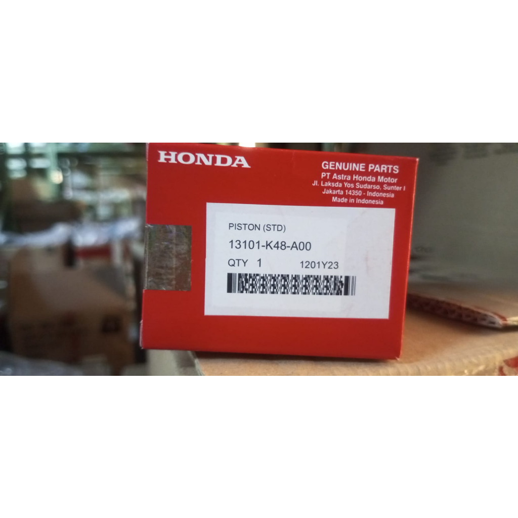 HONDA AHM PISTON STD BEAT ESP CBS & ISS 2015 SCOOPY ESP K16 2015 13101K48A00