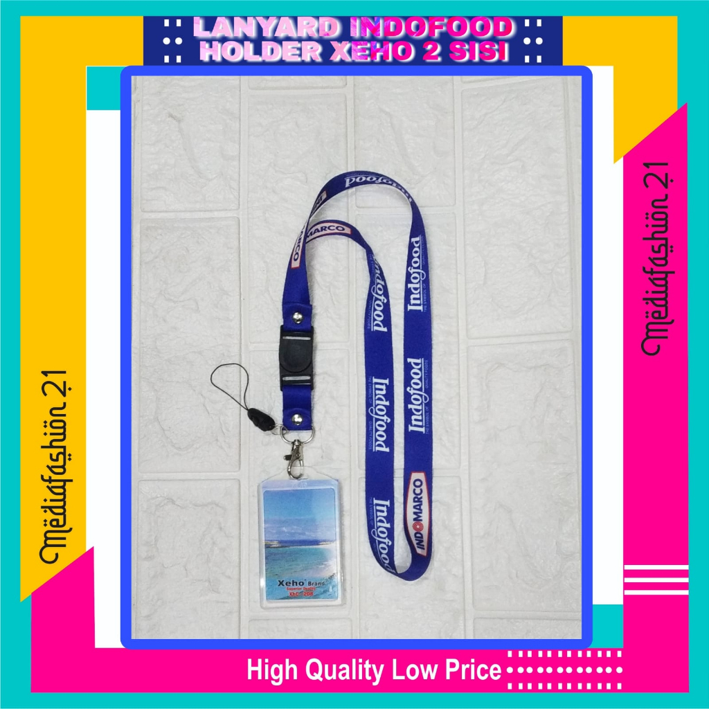 

INDOFOOD (INDOMARCO) LANYARD ID CARD / TALI GANTUNGAN ID CARD - FREE STRAP GANTUNGAN HP/FLASHDISK