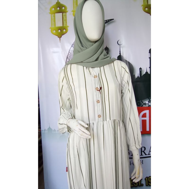 GAMIS MOTIF SALUR | BRAND ORIGINAL RILLEY | BRAND MATAHARI