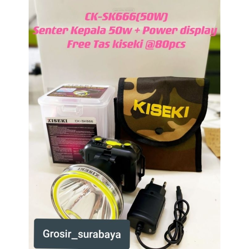 SENTER KEPALA KISEKI CK SK666 50WATT, SENTER KISEKI 50WATT,SENTER HEAD KISEKI CK SK 666 50WATT, KISE
