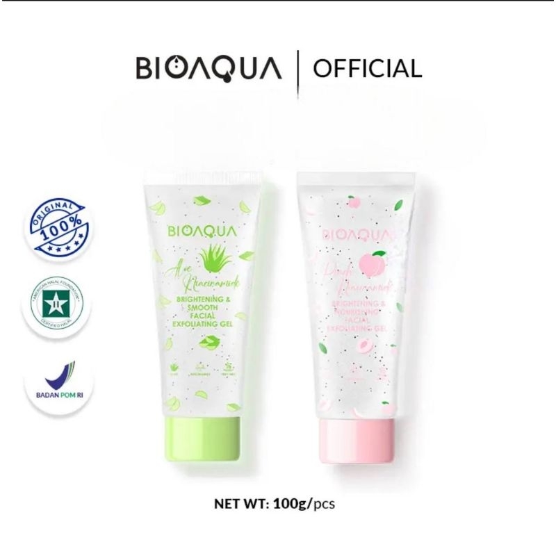BIOAQUA Exfoliating Gel Scrub Wajah Peeling Gel 100g