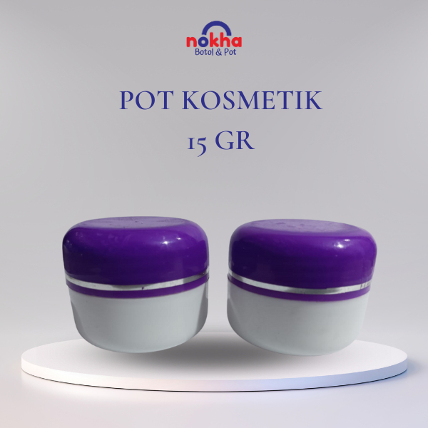 Pot Cream 15 Gr Pot Plastik 15GR  Pot Kosmetik 15 gr Pot Salep Pot Krim Pot 15 Gr