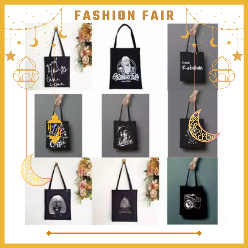 [LOKAL] Fashion Fair - ToteBag RESLETING tote bag custom tote wanita kpop murah custom motif