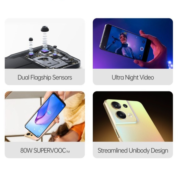 OPPO RENO 8 5G RAM 12/256 GB GARANSI RESMI OPPO INDONESIA TERMURAH