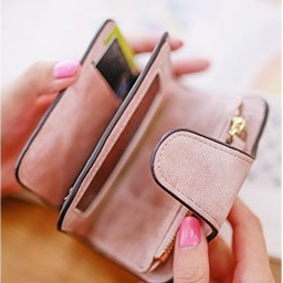 DOMPET LIPAT WANITA IMPORT KULIT PINK ODABA WA665P3 MINI KOREA SLOT KARTU RESLETING KOIN PANDEK KECIL REMAJA CEWEK KEKINIAN MURAH LUCU SIMPLE BRANDED BATAM PREMIUM