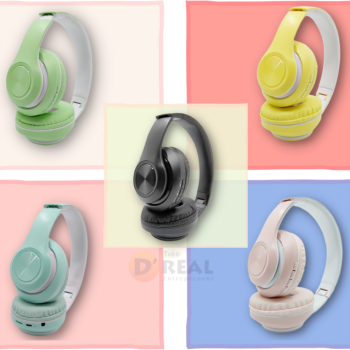 Headphone Bando Wireless Bluetooth Inpods Boom Macaron Game Online Bass P33