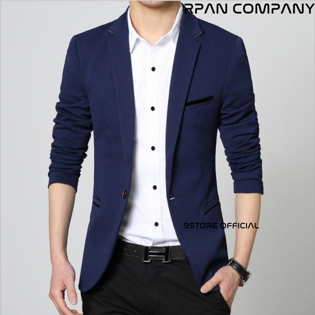 9Storeofficial - Blazer Pria / Jas Blazer Pria / Jas Pria / Jaz Blazer Formal Kantor Pernikahan Pria Ukuran M Sampai XXL.