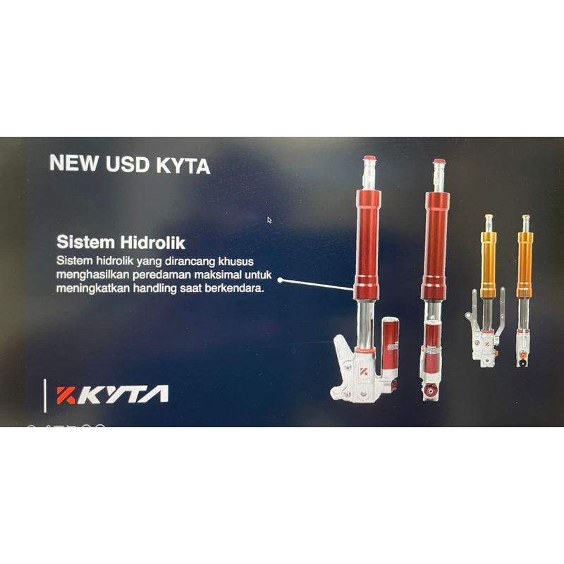 UPSIDE DOWN FORK KTC KYTACO AEROX GOLD UDF 11