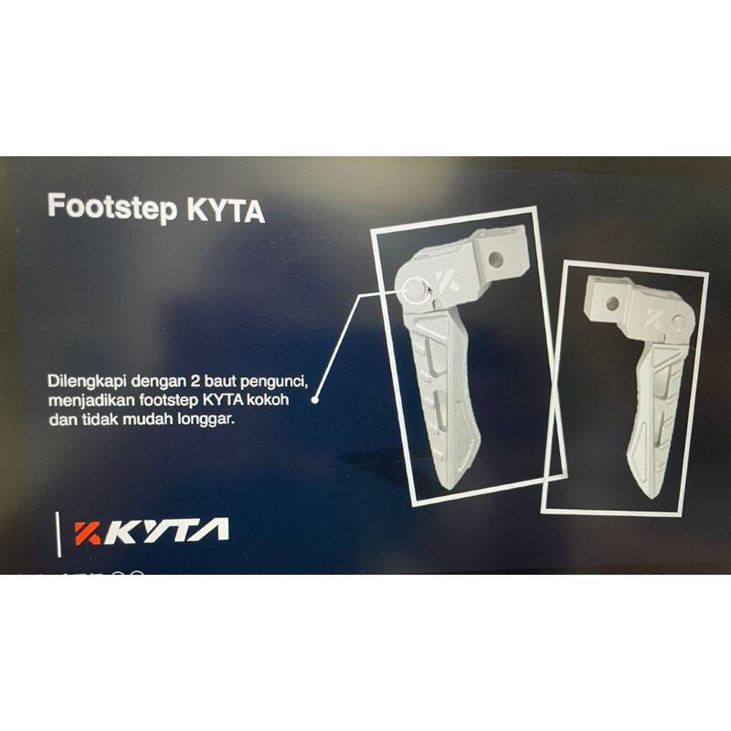 FOOTSTEP KTC KYTACO NMAX FSB 07 HITAM