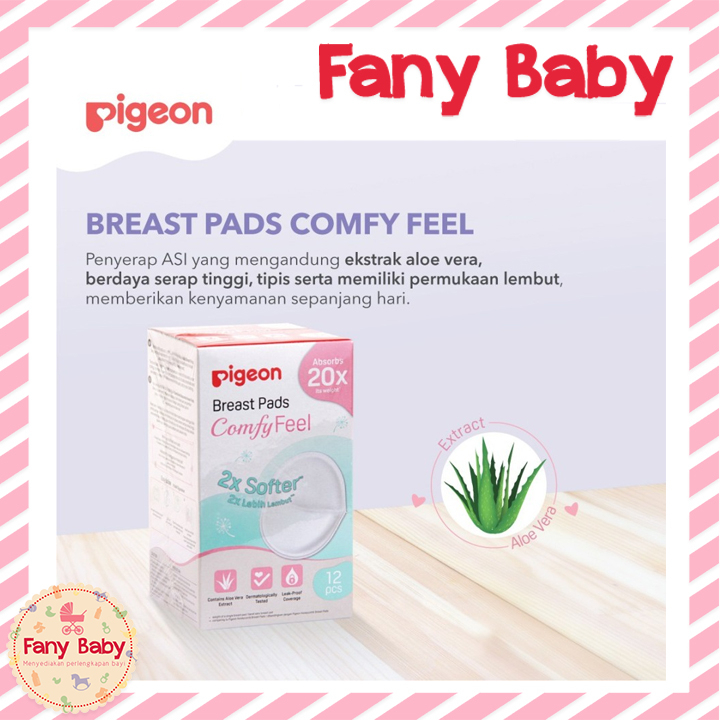 PIGEON BREAST PADS COMFYFEEL 12PCS