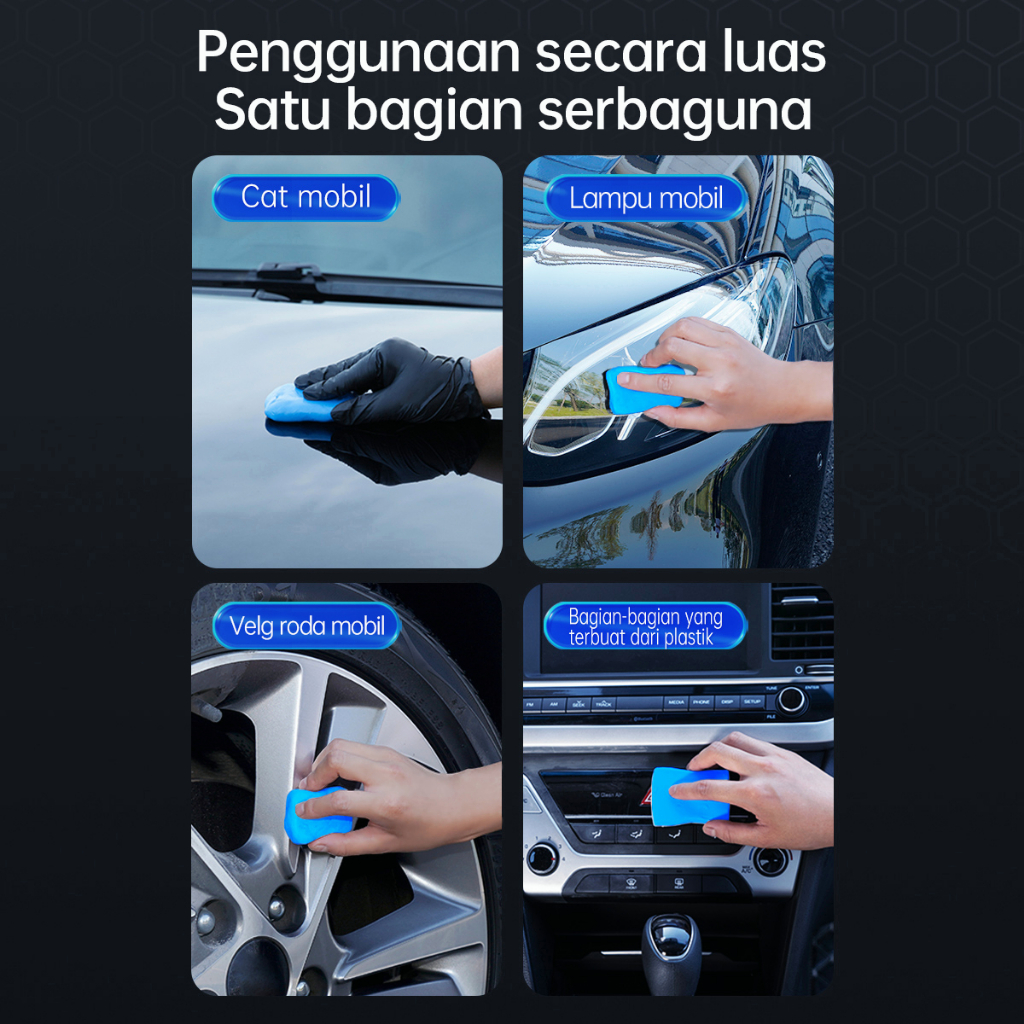 GLODWAY Pembersih Mobil Sepeda Motor Serbaguna Clay Cleaner/ lumpur pembersih cat mobil /cuci mobil dan lumpur