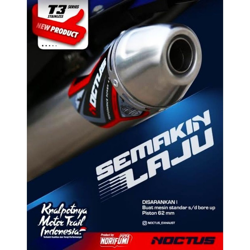 Knalpot Norifumi Noctus T3 Klx 150 BF Crf 150L Wr 155