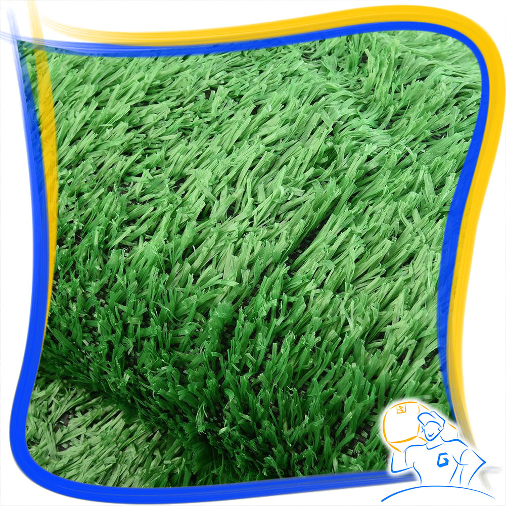 Karpet Rumput Sintetis Palsu Swiss Grass 50 x 50 cm Tebal 20 mm Full Hijau Dekorasi Outdoor