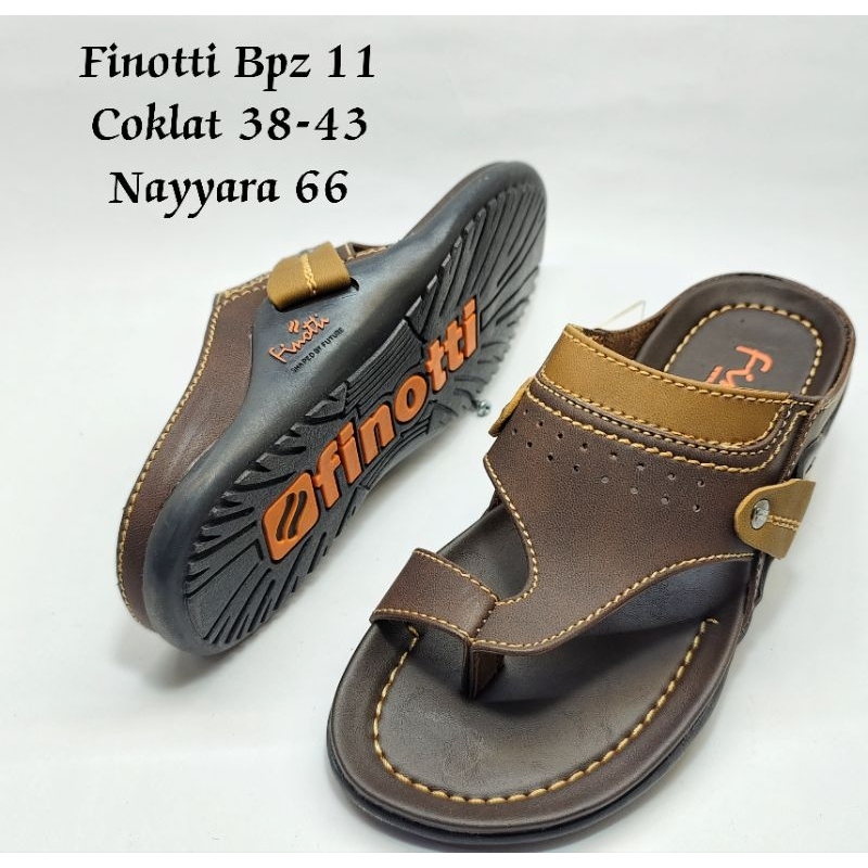 Sandal pria finotti original bpz 11 sendal pria sandal kulit