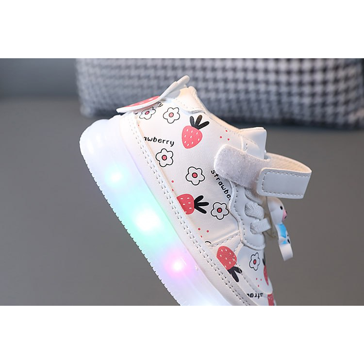 LID3027 – Sepatu Sport Anak Perempuan Casual Bayi Dengan Lampu LED Sekolah- Your Affordable Quality!