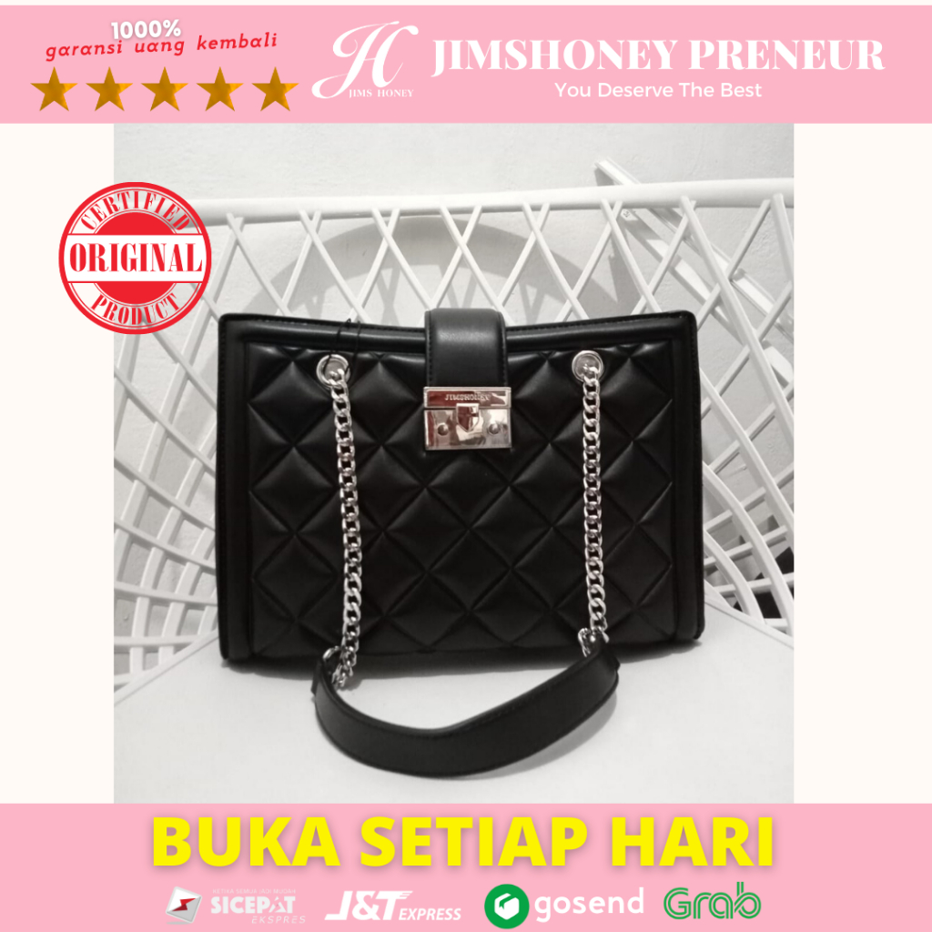 Sophia Bag Jims Honey Tote Bag Selempang Bahu Tas Kerja Trendy Fashion Wanita  Trendy Kapasitas Ukuran Besar