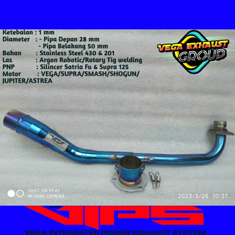 leher knalpot netral pnp knalpot satria fu SUPRA 100-125/ BLEAD/REVO OLD/FIT KHARISMA 125 header kna