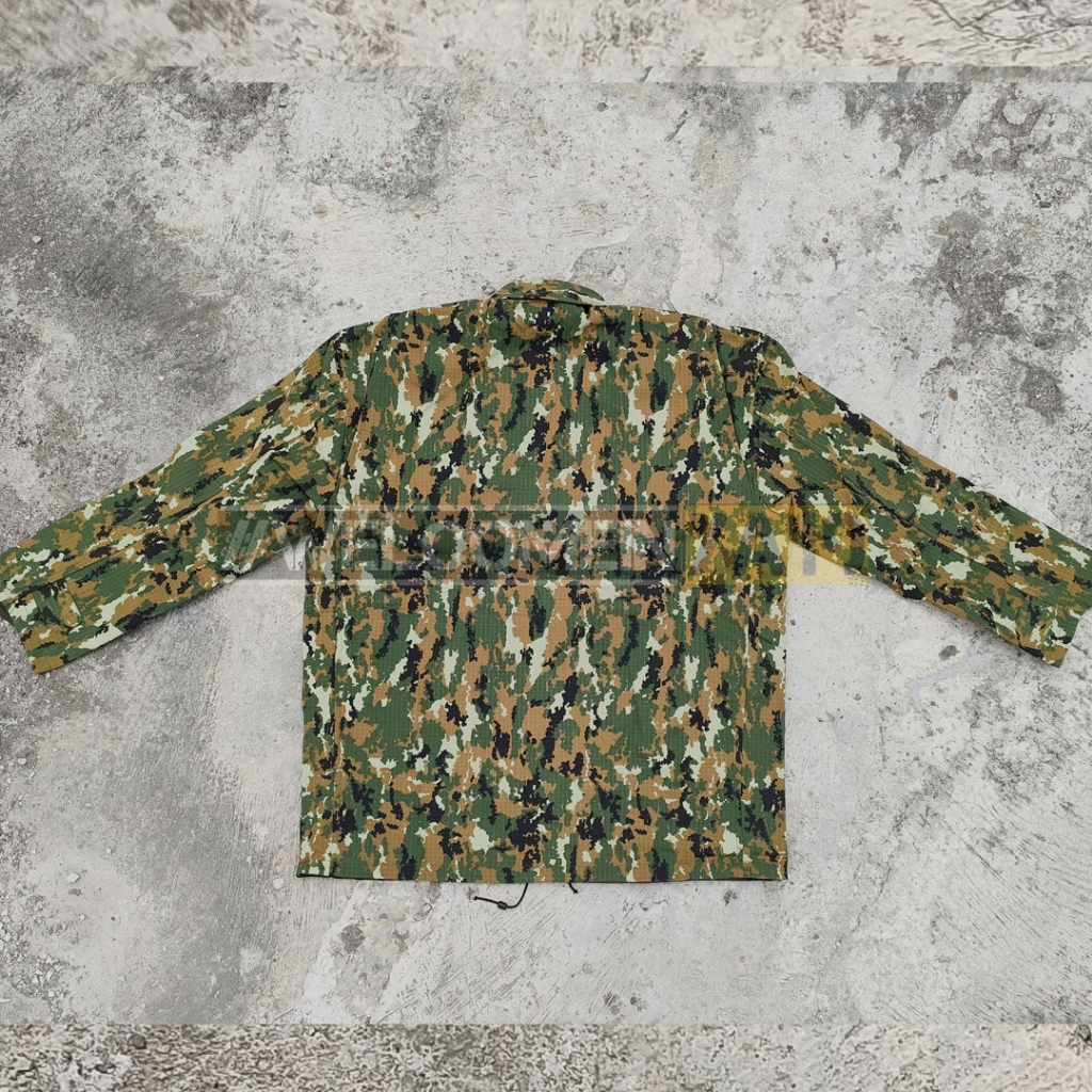 Jaket Bolak-Balik Loreng Kostrad / Jaket Parka Bolak-Balik Loreng Kostrad