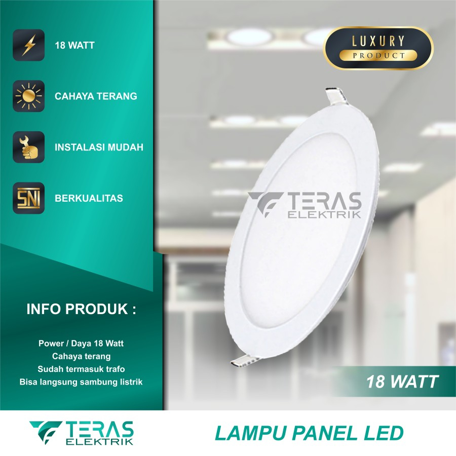 Lampu downlight panel led Inbow 18 Watt lampu plafon downlight 18w