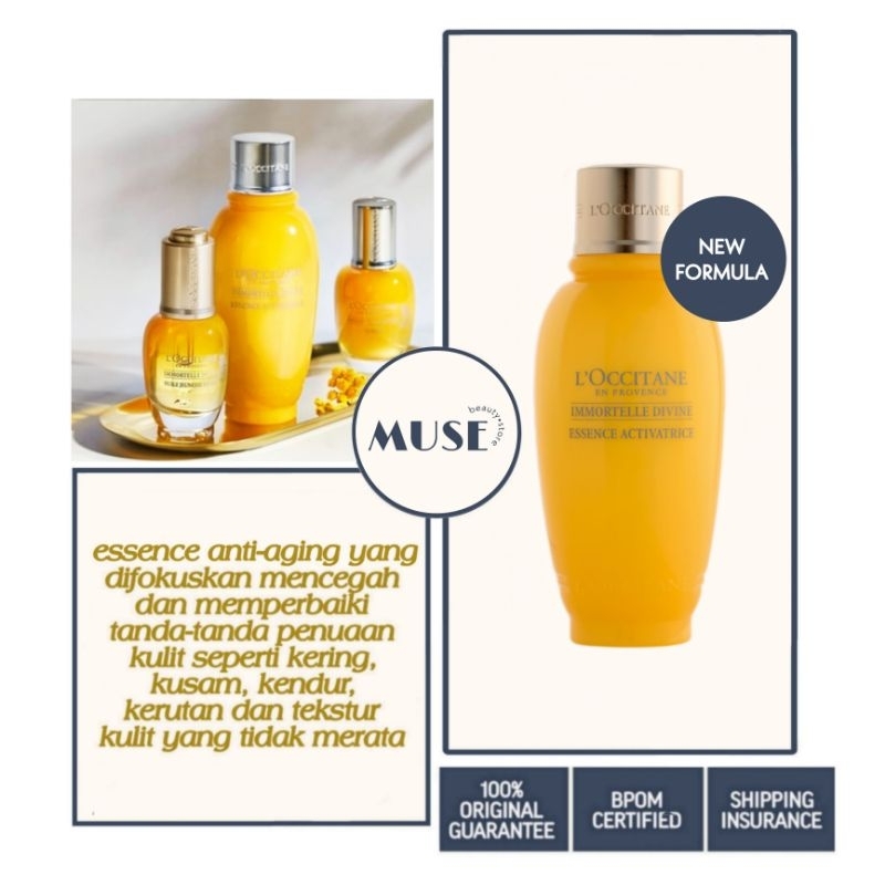 [ New Formula ] Loccitane Immortelle Divine Activating Essence 200ml / Toner