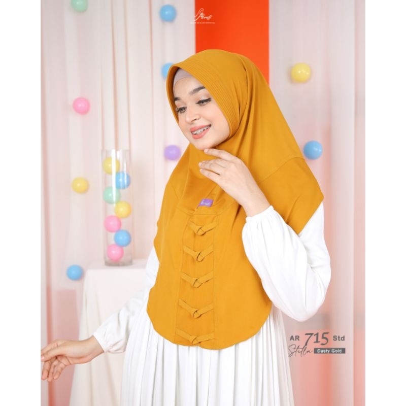 JILBAB ARRAFI AR 715 JILBAB BERGO KUDUNG TUDUNG KERUDUNG INSTAN SYARI POLOS