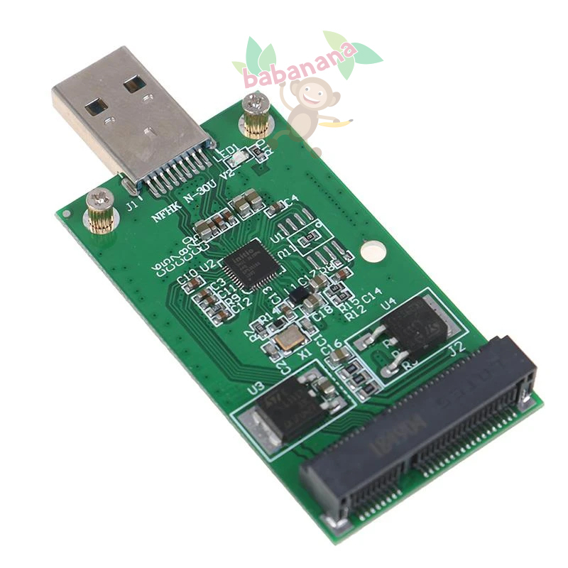 MSATA SSD TO USB 3.0 CARD HUB M.SATA ADAPTER CONVERTER HDD PC