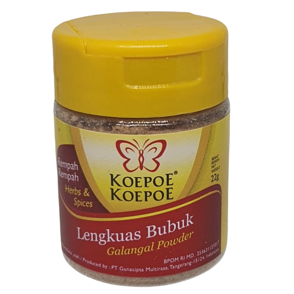 

Koepoe Lengkuas Bubuk 23gr Koepoe-Koepoe Galangal Powder